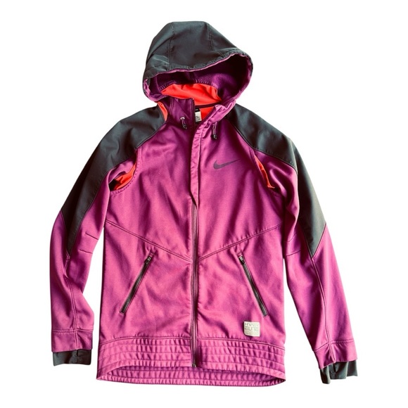 Nike Hyper Elite Activewear Jacket Full Zip Hooded Therma-Fit Size: S - Picture 1 of 13